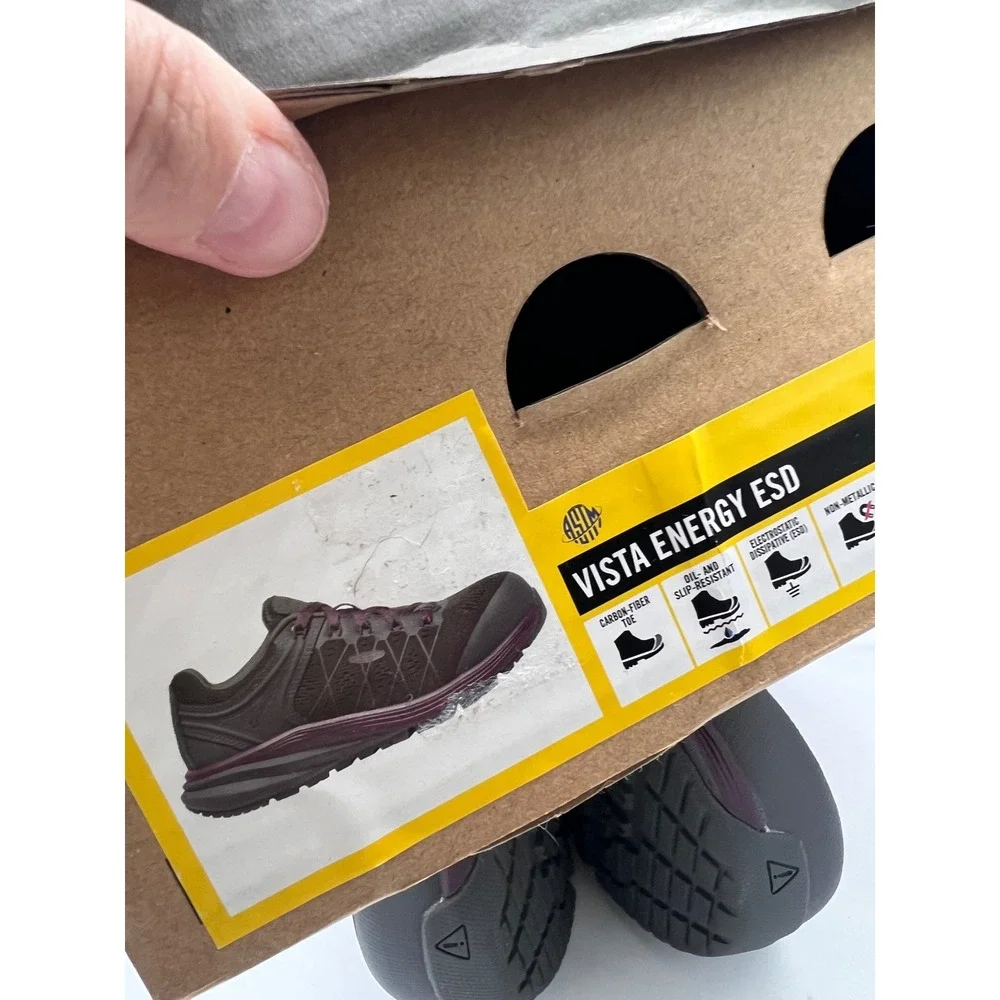 NIB Keen Vista Energy Women's Carbon Fiber Toe Shoe Gray/Purple US Size 9.5M